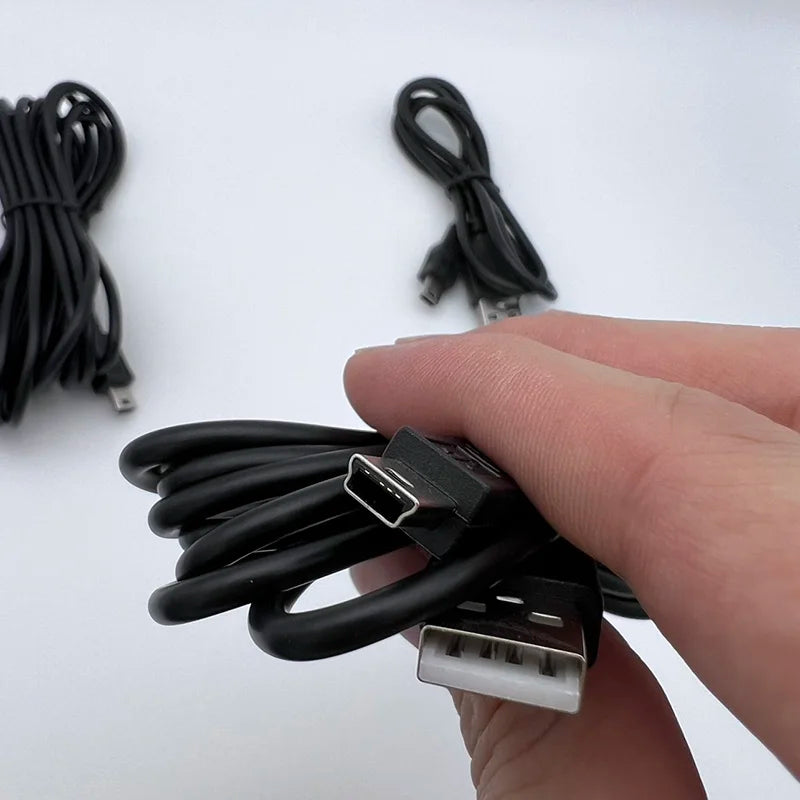 USB Charger Cable for PS3 Controller | Extension Gamepad Cord with Magnetic Ring detail view