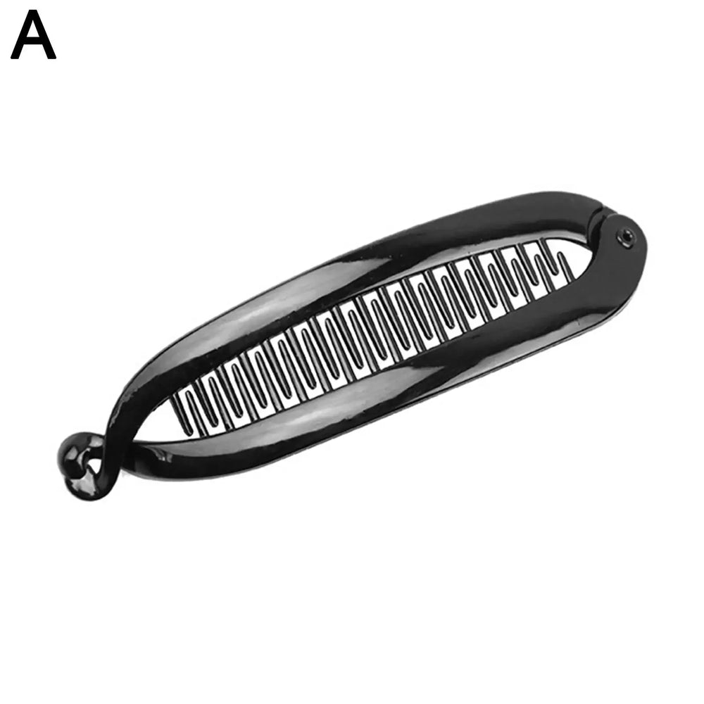 Banana Hair Clip Barley Twist Claw Clip 15CM Women Girls close-up view