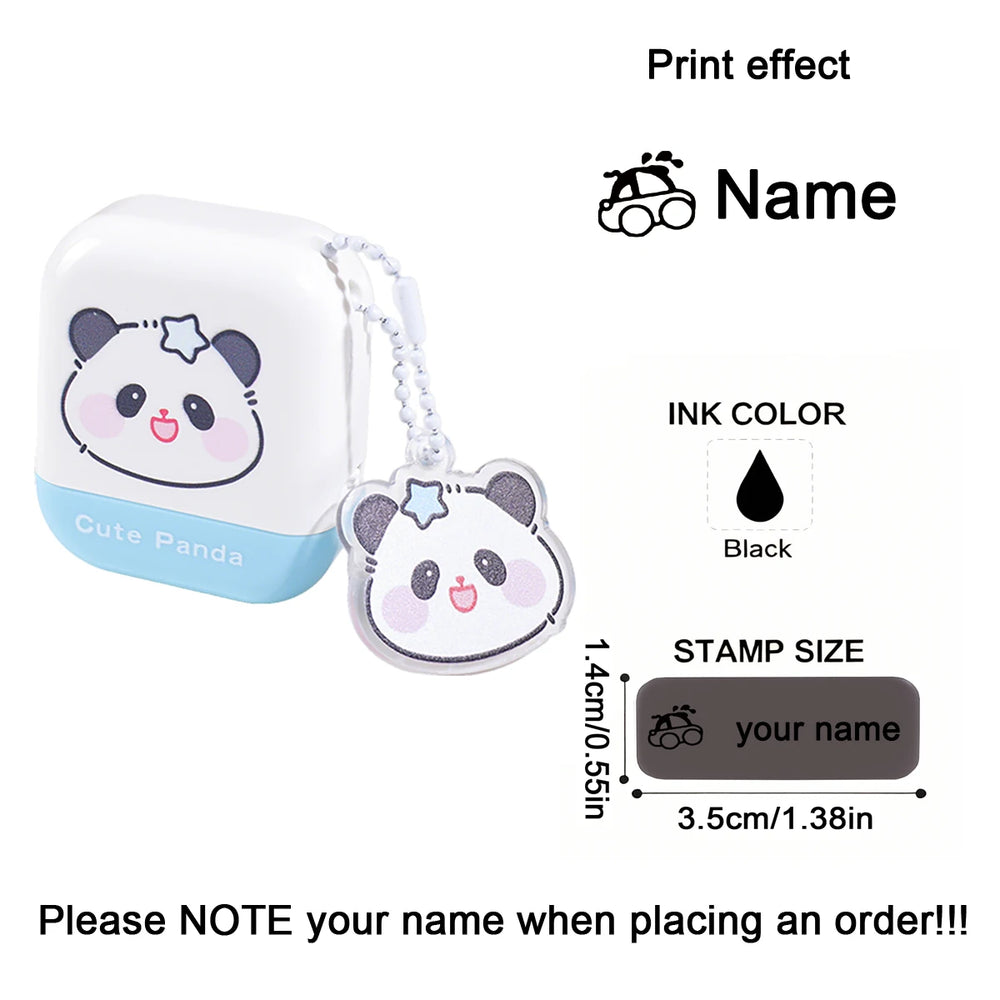 Custom Name Stamp for Clothes and School Uniforms | Personalized Belongings Marker detail view