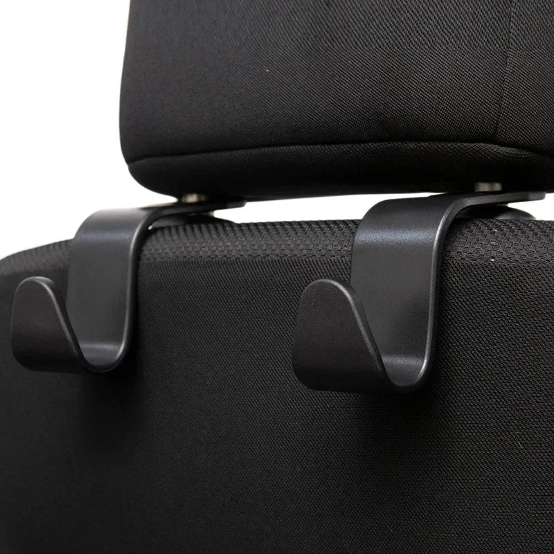 Car Seat Headrest Hooks Back Seat Organizer ABS 8 Pcs lifestyle view