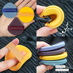 3Pcs Makeup Sponge Puff Set Soft Cotton Face Base Cushion Puffs Washable Velvet Makeup Puff Conceale