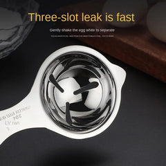 Stainless Steel Egg Yolk Separator | Kitchen Egg Divider Tool for Baking and Cooking alternate view