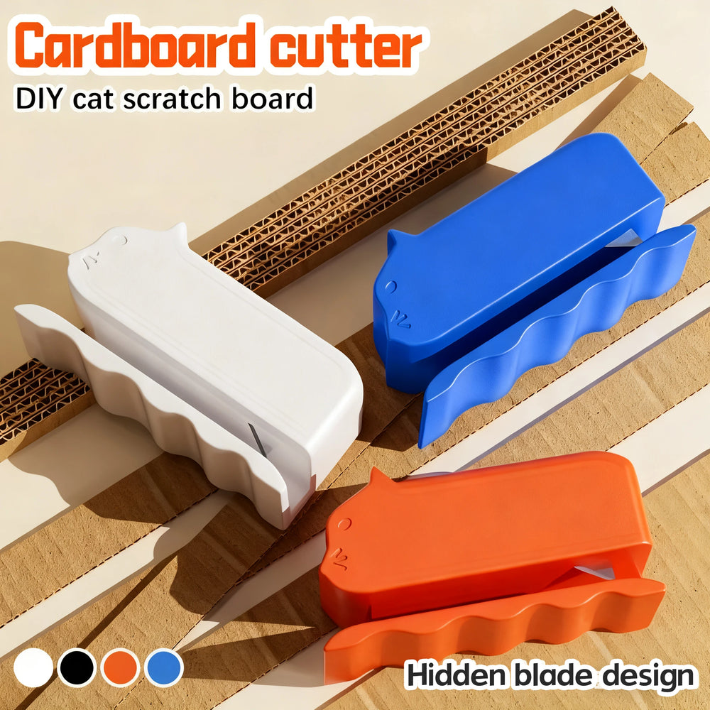 Homemade corrugated cardboard cutter, suitable for making cat scratching boards and DIY detail view