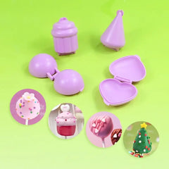 4pcs/set Round/Heart/Cone/Cupcake Lollipop Mold Plastic Cookies Cakepop Mould DIY Fondant Cake Decor