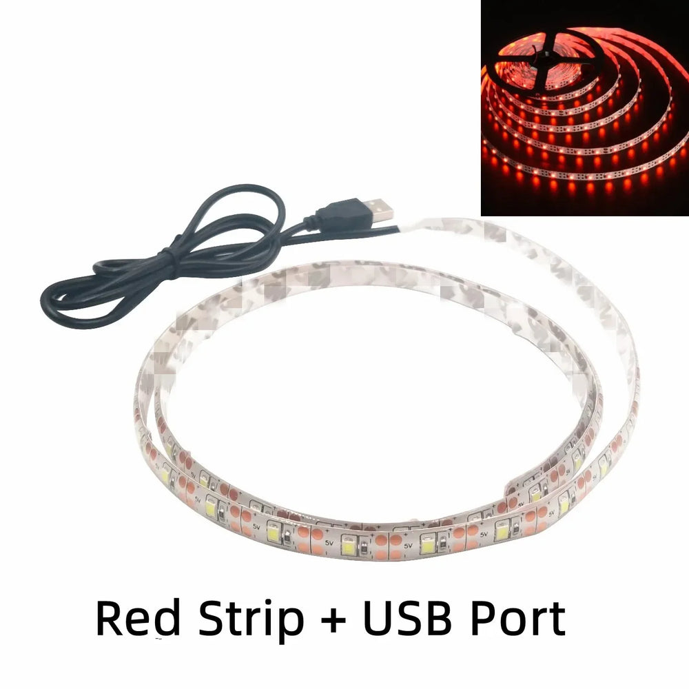 5V USB LED Strip Lights | Flexible Home TV Background Lighting lifestyle view