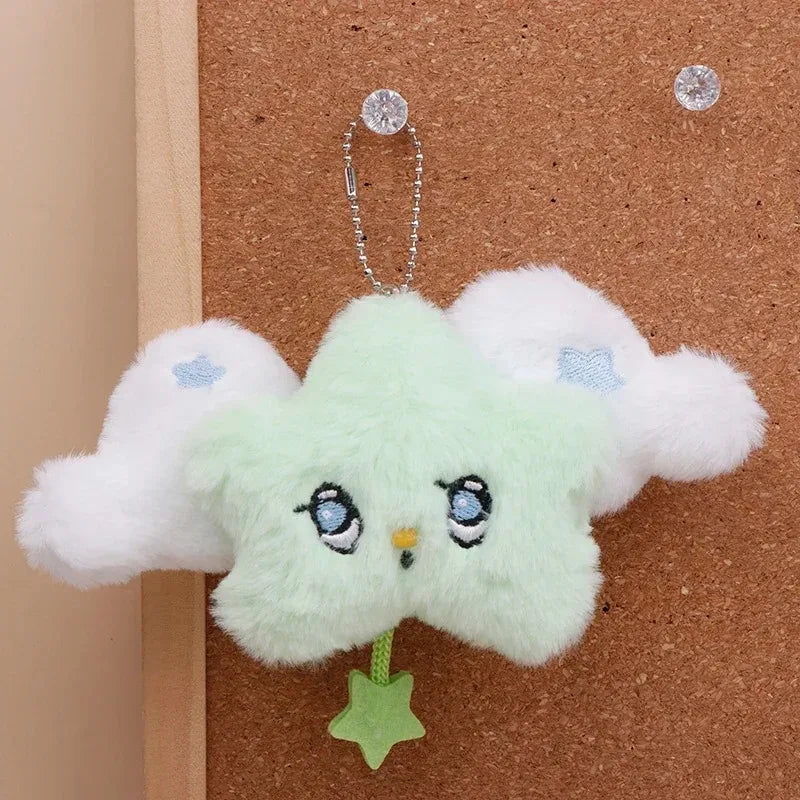 1Pc Kpop Idol SION RIKU YUSHI JAEHEE RYO SAKUYA Single [ Wish ] Wichu Keyring Same Green Star with W