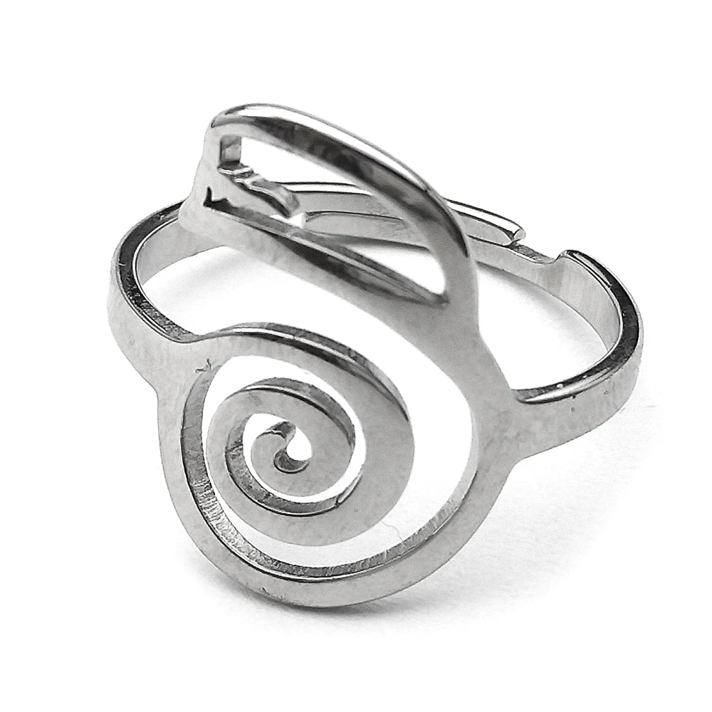 Dai Ko Myo Stainless Steel Pendant Necklace | Gold Color Master Reiki Symbol Jewelry lifestyle view