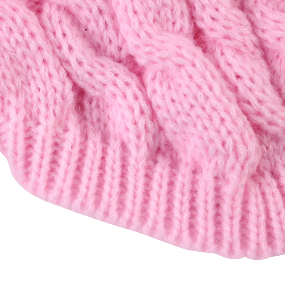 Classic Solid Chihuahua Puppy Dog Sweater for Small Dogs Winter Warm Pet Clothes Yo additional angle