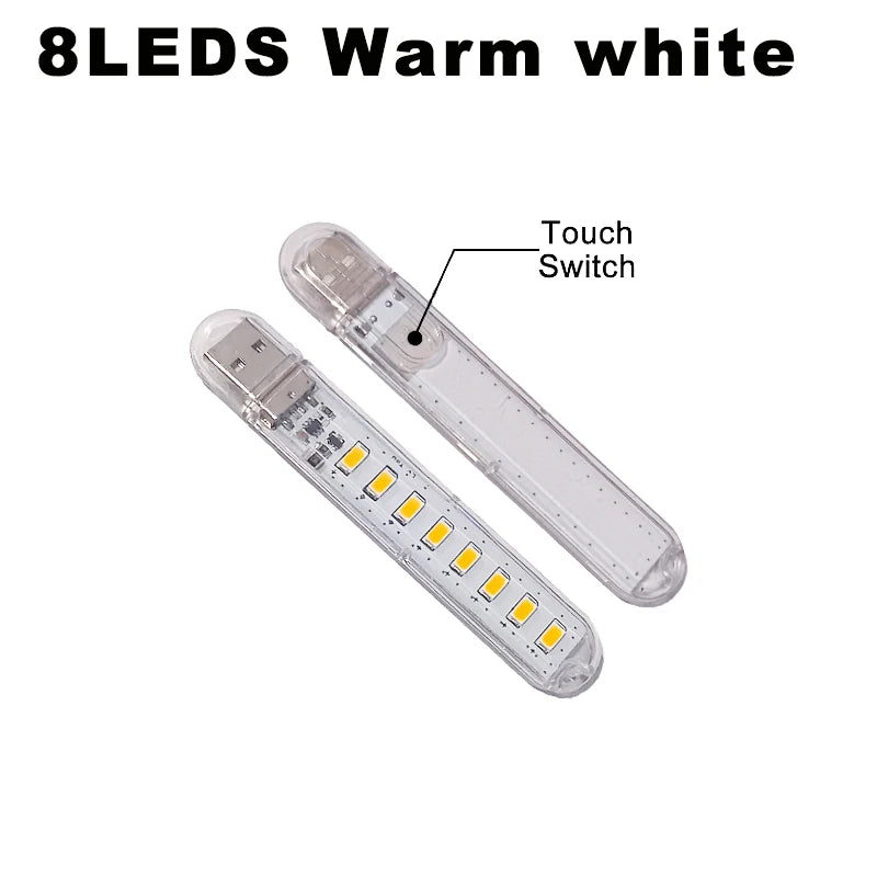 Portable USB LED Book Light | Touch Switch Reading Lamp lifestyle view