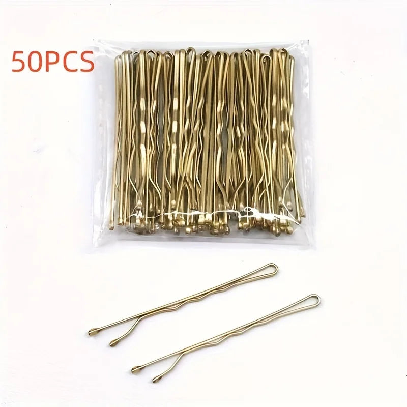 Solid Color Hair Bobby Pins Broken Hair Finishing Clips Bangs Clips Hair Styling Ac additional angle