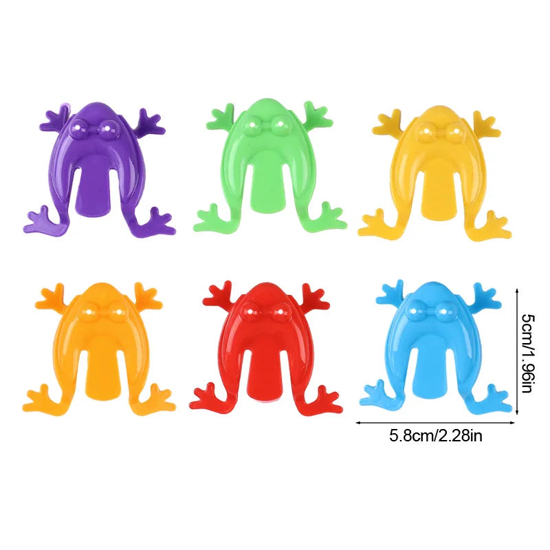 10-50Pcs Jumping Frog Bounce Fidget Toy Antistress Relieve Kids Birthday Party Favo additional angle