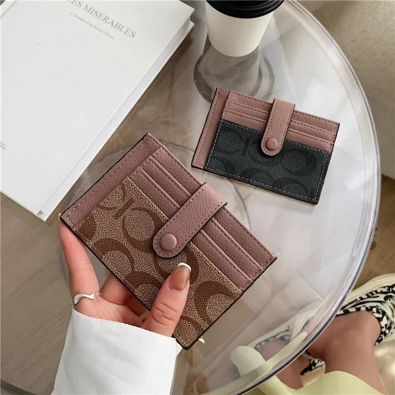 Compact Travel Wallet for Women | RFID Card Holder with Coin Purse alternate view