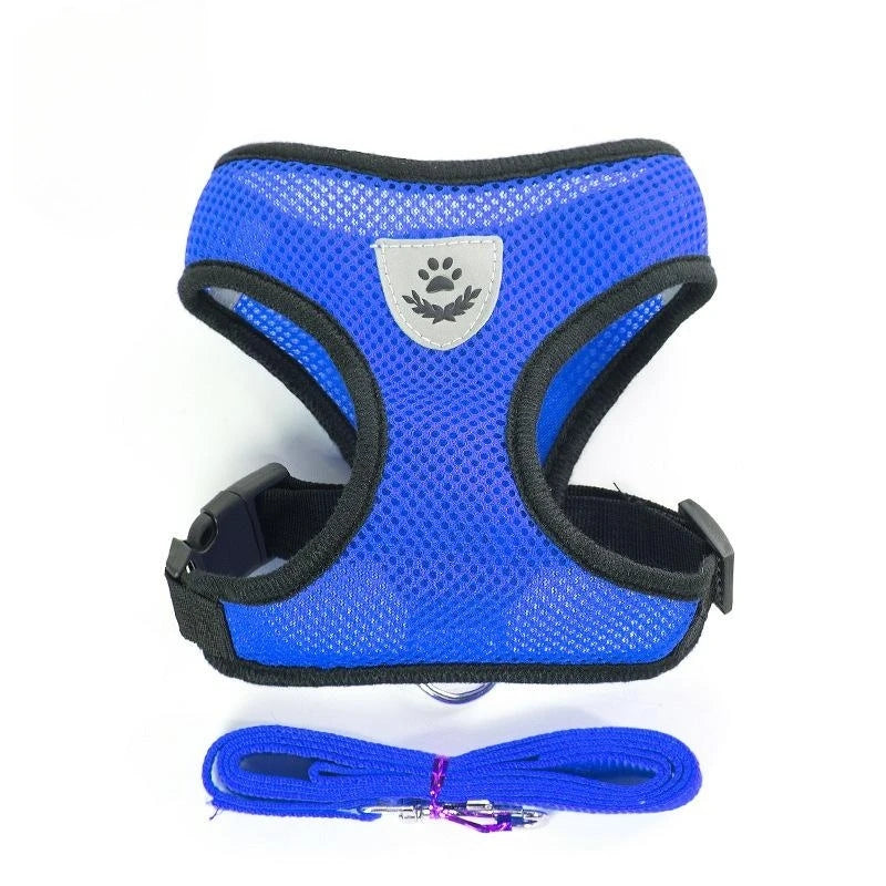 Breathable Mesh Cat Harness and Leash Set | Reflective Soft Vest for Small Cats and additional angle