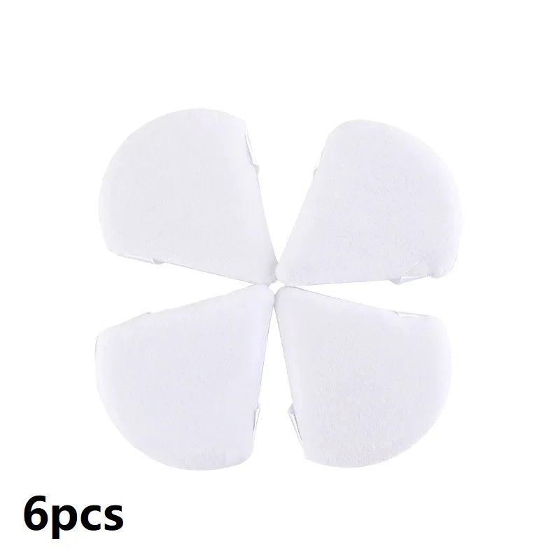 Reusable Triangle Velvet Powder Puffs | Soft Face Makeup Sponges additional angle