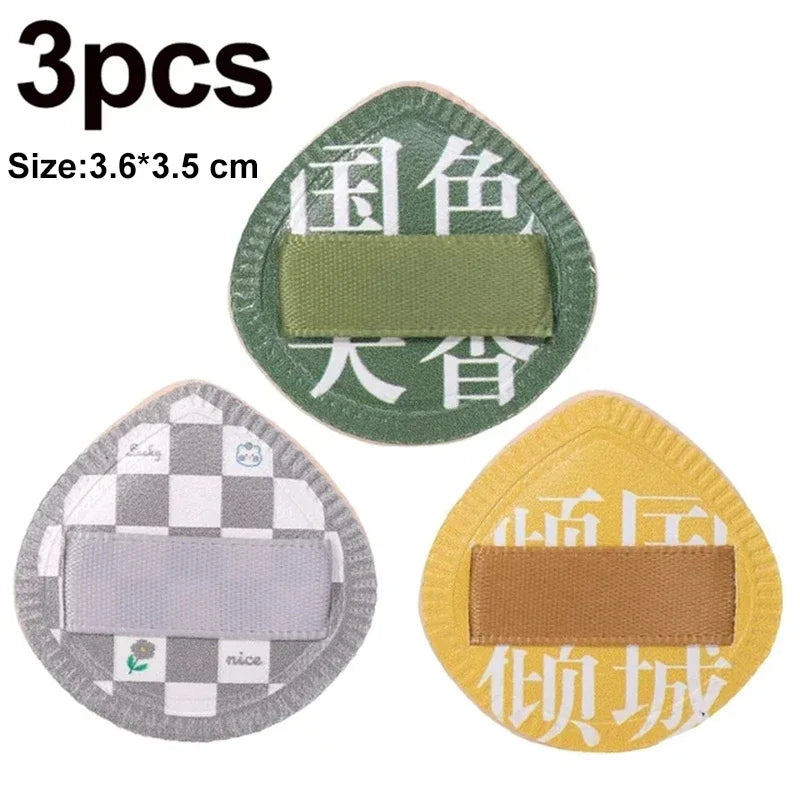 3pcs Mini Finger Puff Cosmetic Cushion Puff Concealer Foundation Detail Makeup Spon additional angle