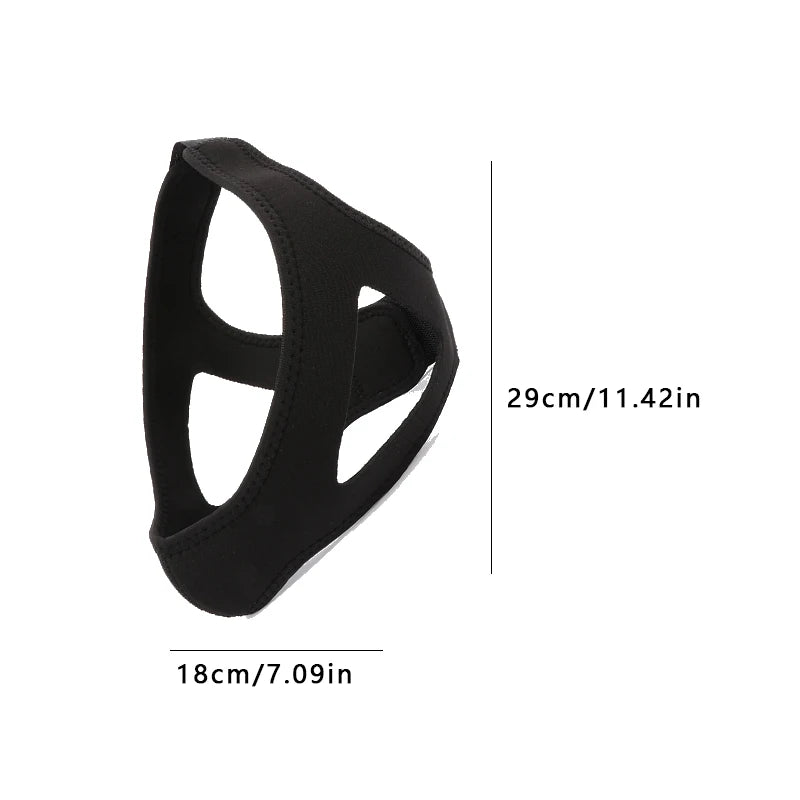 Anti-Snoring Chin Strap | CPAP Mouth Tape Alternative for Quiet Sleep additional angle