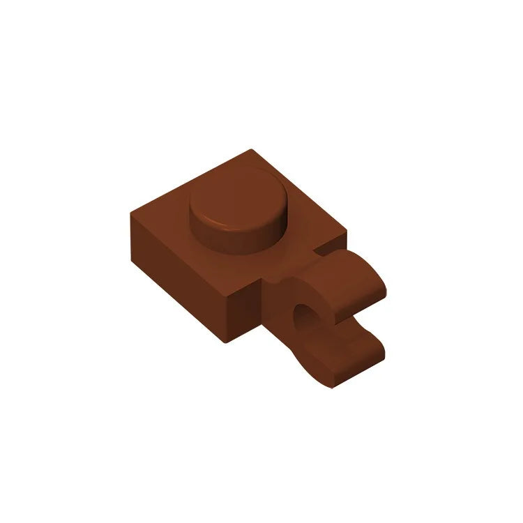 Gobricks GDS-813 1x1 Platte mit vertikalem Halter | Kompatibel mit Lego 6019 und 61252