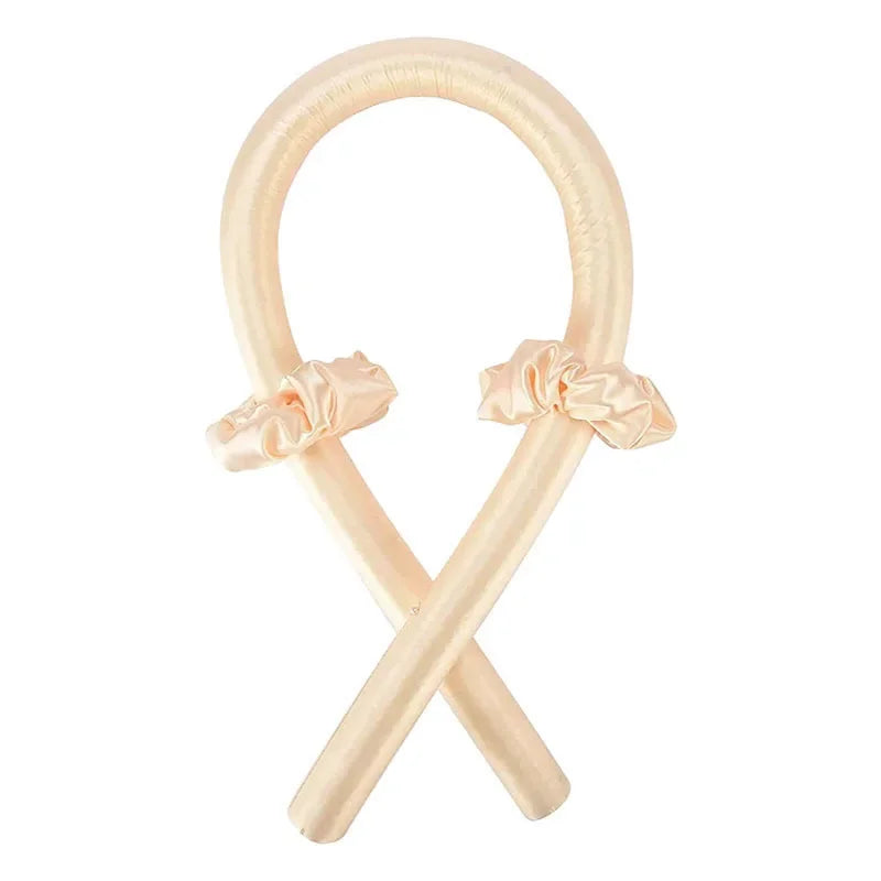 Heatless Curling Rod Headband No Heat Silk Curls Ribbon Hair Rollers Sleeping Soft Headb detail view