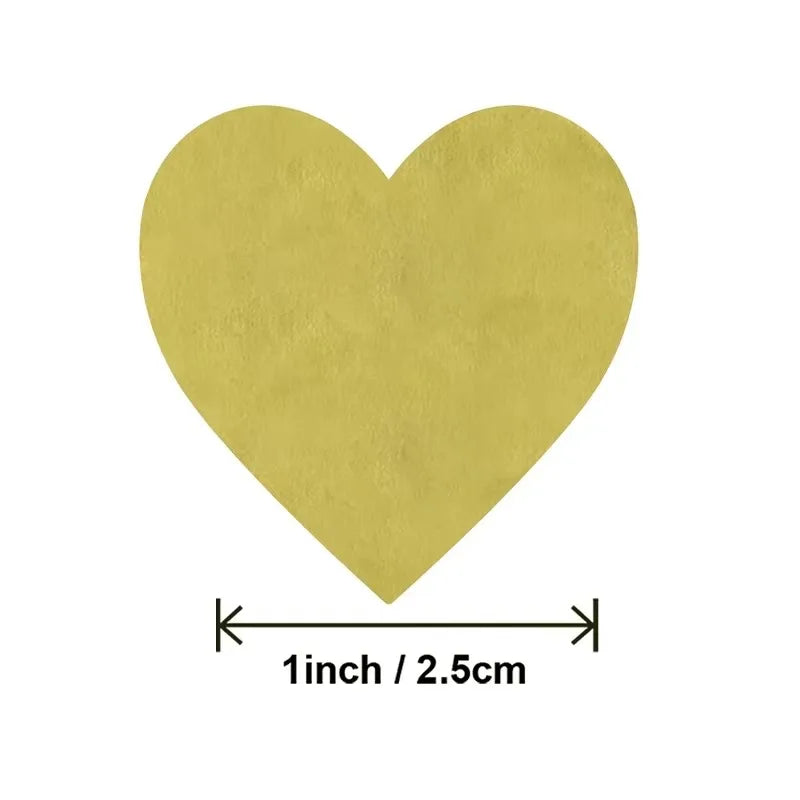 Thank You Stickers for Packaging | Heart Shaped Merci Stickers Bulk close-up view