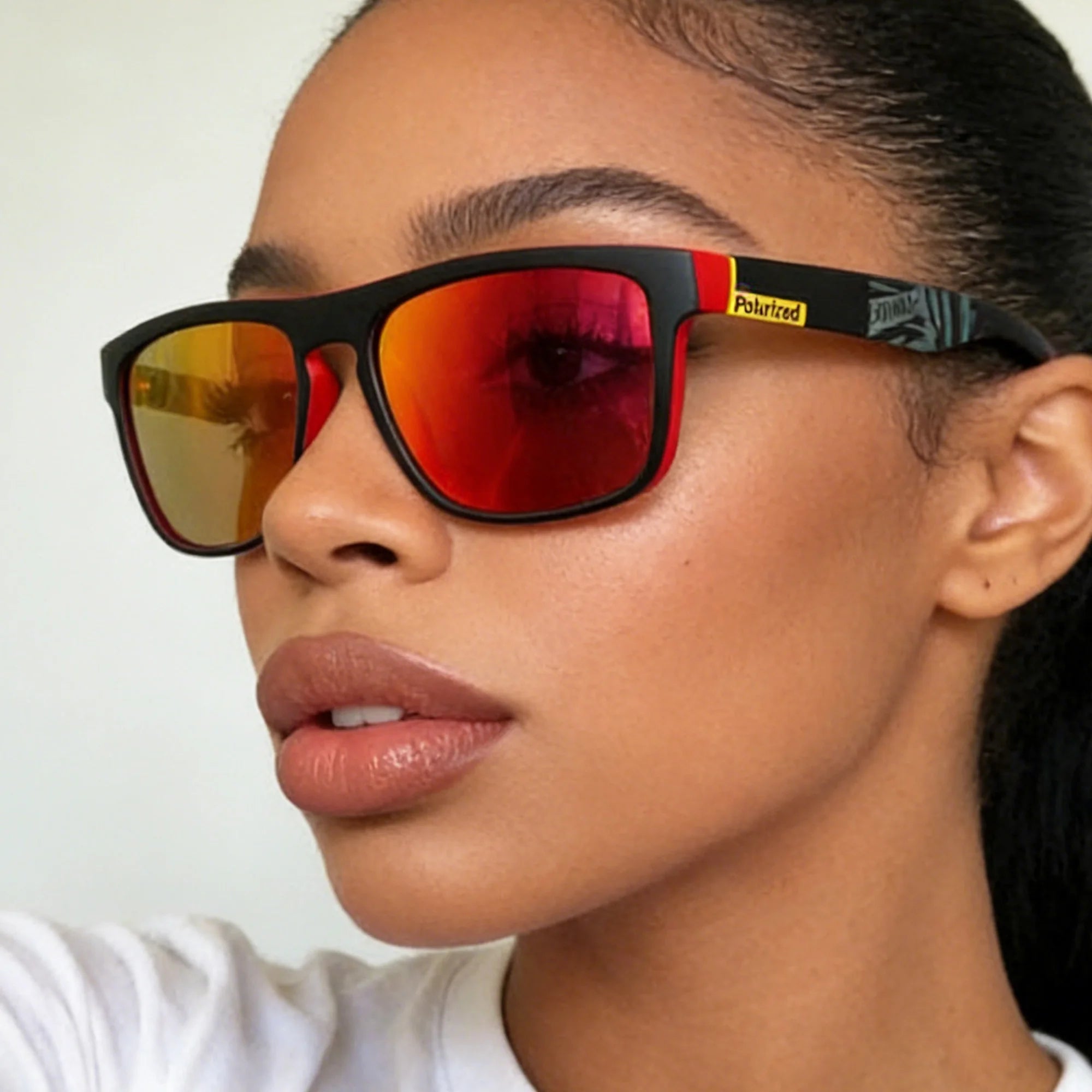 Fishing Polarized Square Sunglasses Sports Driving Fishing Shades Outdoor Eyewear for Cycling