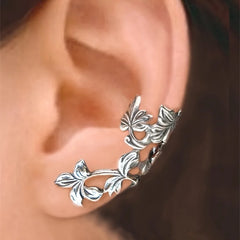 Bohemian Style Retro Leaf Shaped Ear Clips For Women Fashion Vine Shape Ear Clip Daily Wearable Acce
