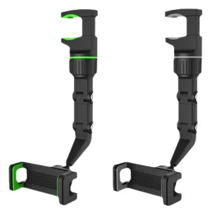 Car Rearview Mirror Phone Bracket Telescopic Quick Release