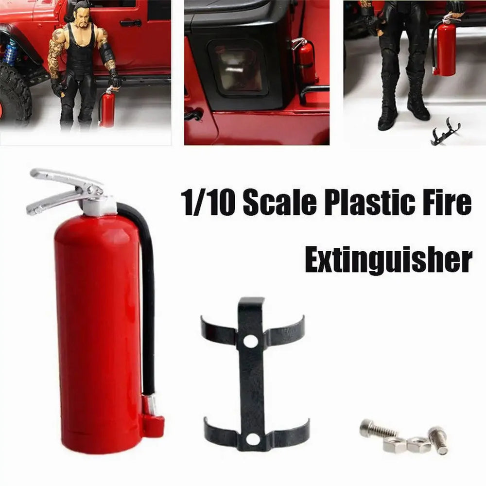 New RC Car Fire Extinguishers Toy Accessories RC Climbing Truck Car Dollhouse Accesso lifestyle view