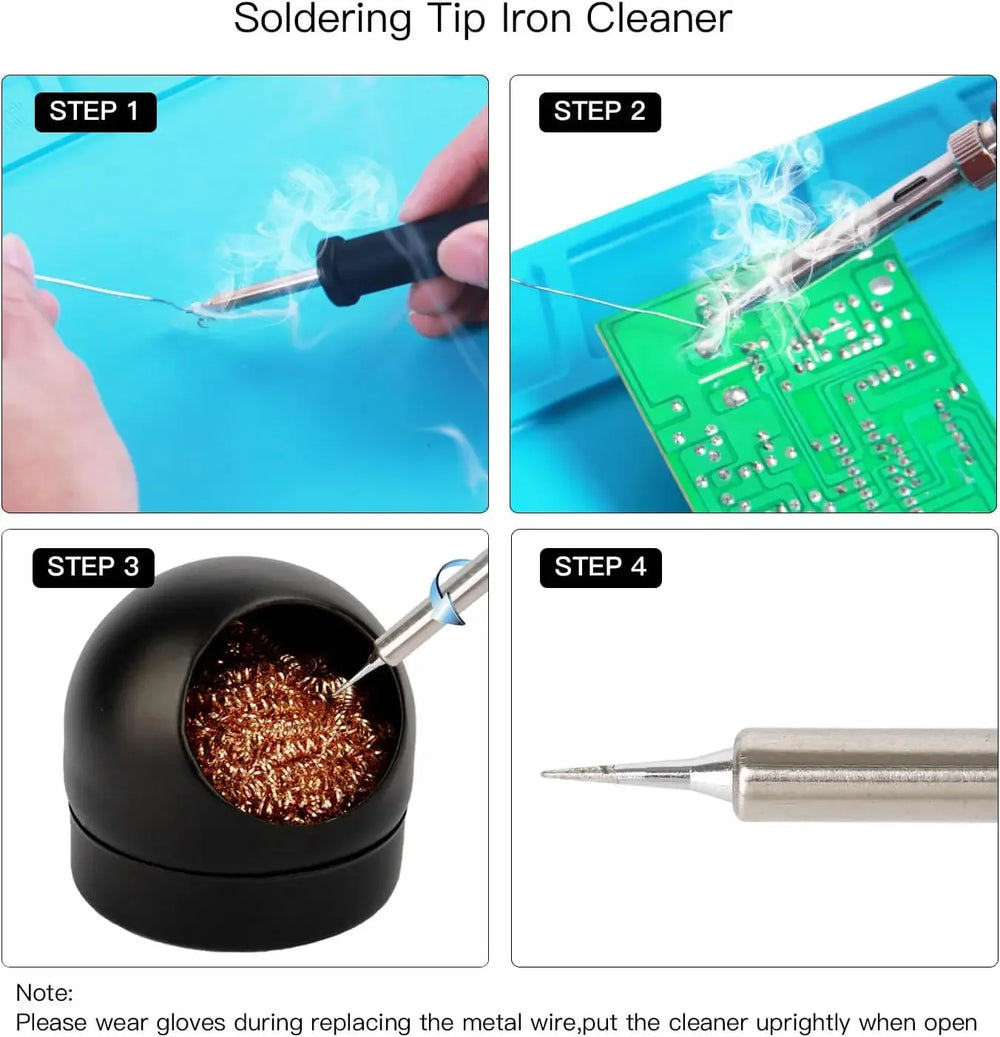 Soldering Iron Tip Cleaner Ball Mesh Filter alternate view