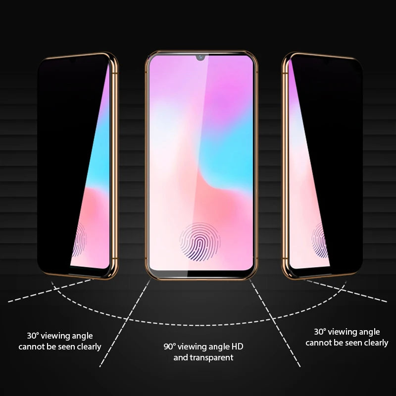 Anti-spy Privacy Screen Protector For Motorola Moto G7 G8 G8 Power G9 Plus G9 Play Moto One Fusion Plus One Hyper Tempered Glass
