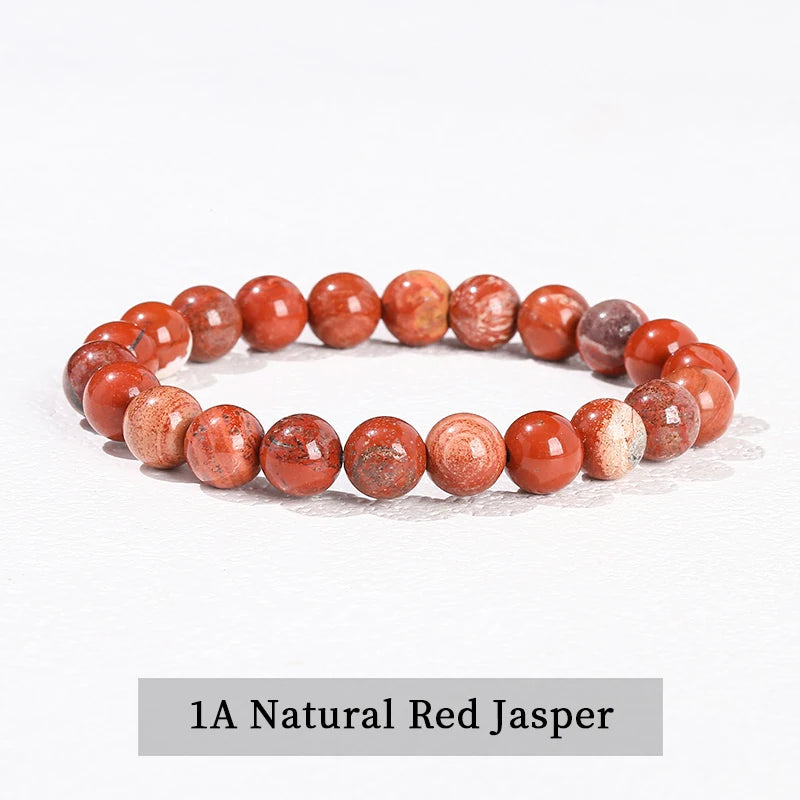 JD Natural Black Spectrolite Flash Smooth Beaded Bracelet Women Men 6 8 10mm Labrador lifestyle view