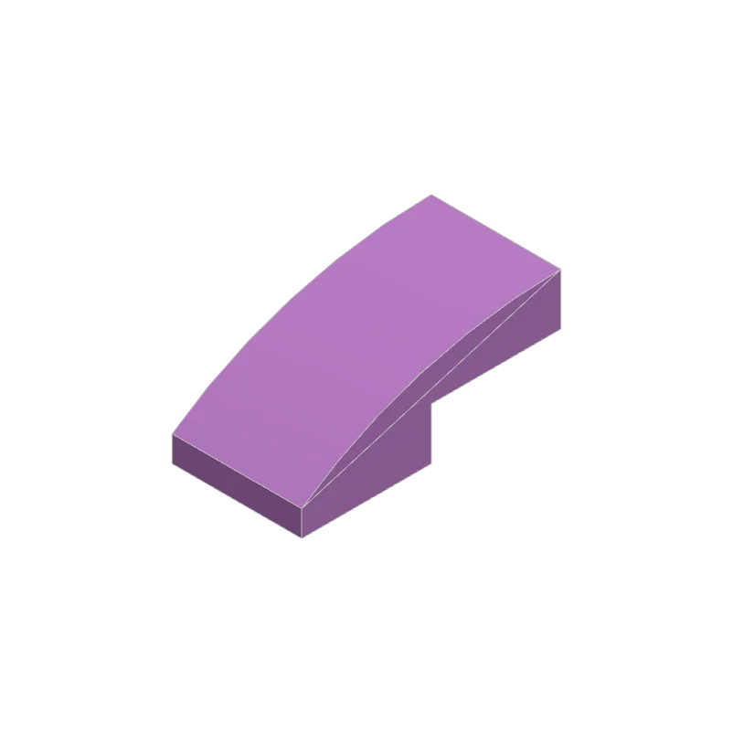 50pcs 11477 Slope Curved 2 x 1 Bricks Bulk | Modular Building Blocks for MOC close-up view