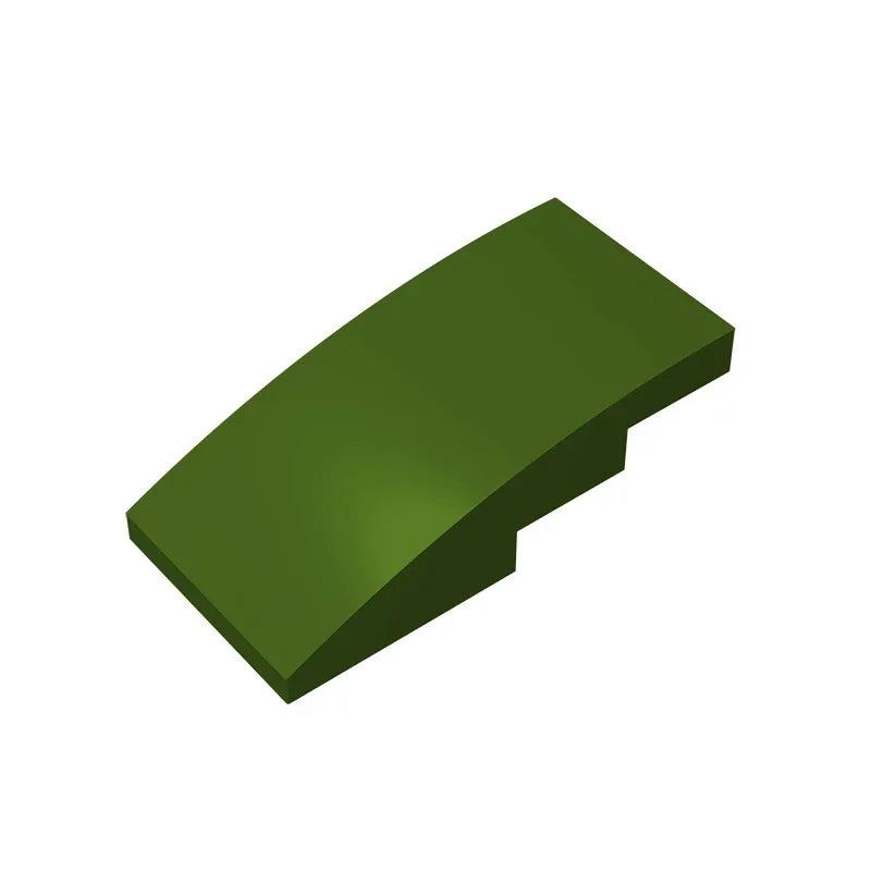 Slope, Curved 4 x 2 Building Block (Gobricks GDS-660) | Compatible with Lego 93606 Pa lifestyle view