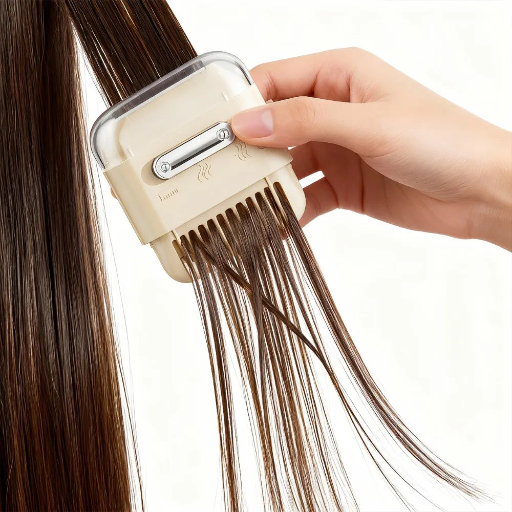 Double-Headed Manual Hair Cutting Tool 6-in-1 Trimmer Comb Bang Thinning Remover Salon Styling Suppl