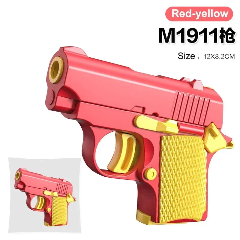 Mini 1911 3D Printed Fidget Toy | Adult Stress Relief Decompression Gift lifestyle view