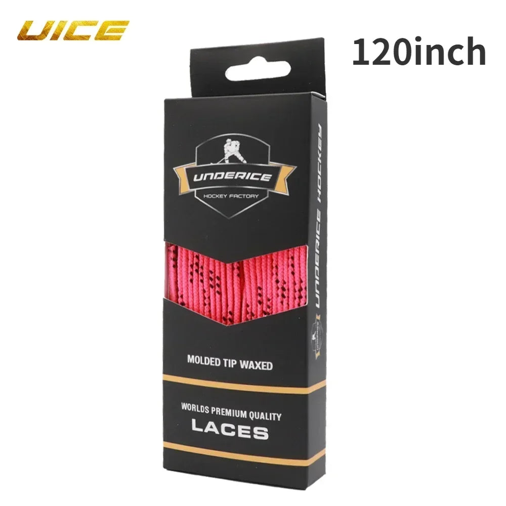 UICE Ice Hockey Shoelaces Box-Packed Ice Hockey Skate Laces 84/96/108/120in Dual La additional angle