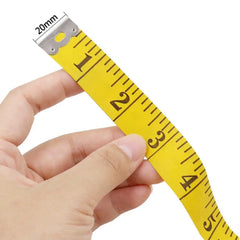 3m Tape Measure PVC Fiber Tape Measure Tailor Soft Ruler Waistline Cloth Height Measur close-up view