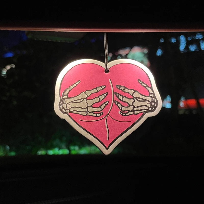 Call me on Halloween, car air freshener, perfume pendant, rearview mirror hanging deco close-up view