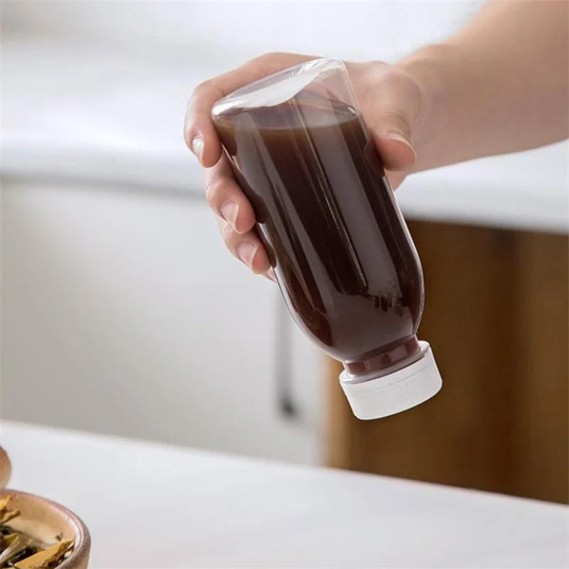 6pcs Small Plastic Bottle 100ml Milk Bottles Small Juice Bottles Leakproof Milk Bottl alternate view