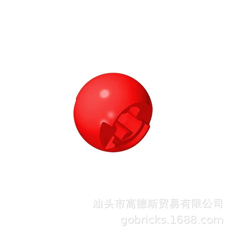 Gobricks GDS-1056 Technical Ball Joint with Through Axle Hole | Compatible Building Bl close-up view