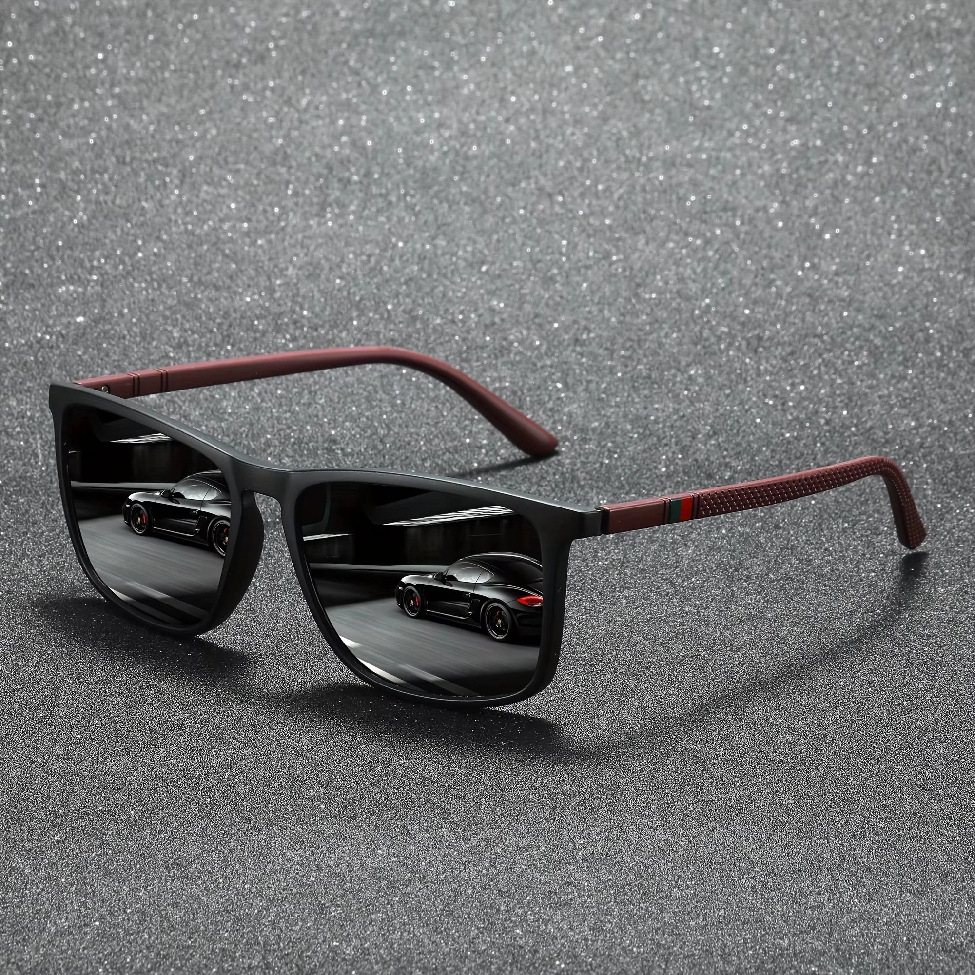 2025 Square Polarized Sunglasses Summer Party Vacation Travel additional angle