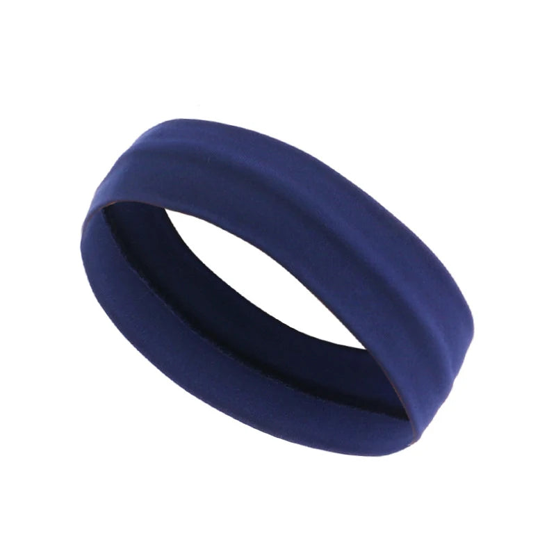 Men Sport Elastic Headbands Thick Non-Slip Sweatband Sports Gym Headband Women Men Breat detail view