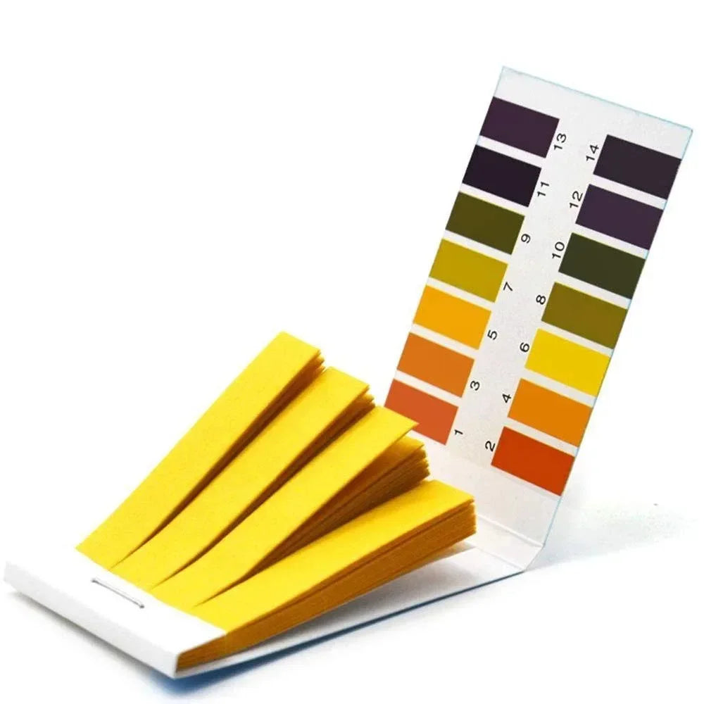 PH Test Paper 80 Strips Full Range 1-14 | Universal Indicator for Aquarium, Water, additional angle