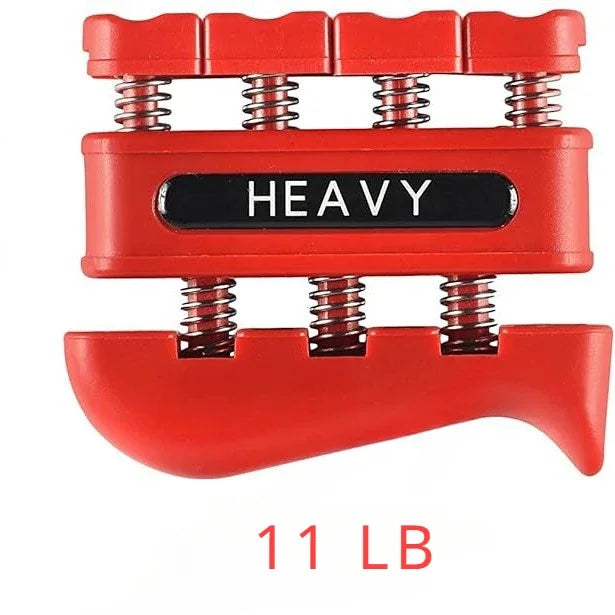 Finger Strengthener Exerciser | Hand Grip Tool for Musicians and Climbers close-up view