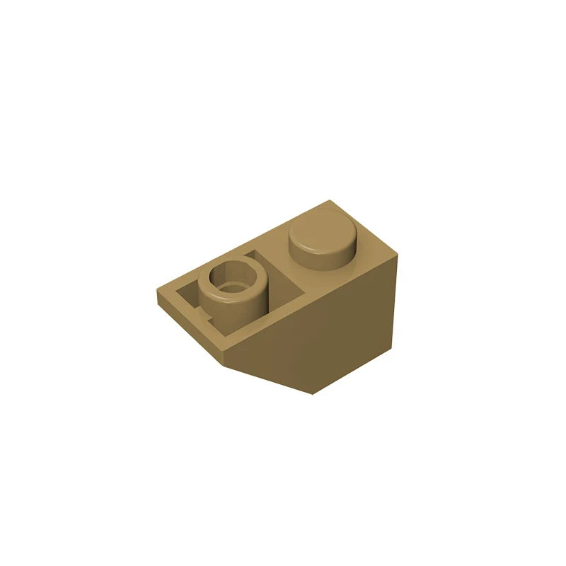 Gobricks GDS-597 Slope, Inverted 45 2x1 | Compatible Building Block for DIY lifestyle view