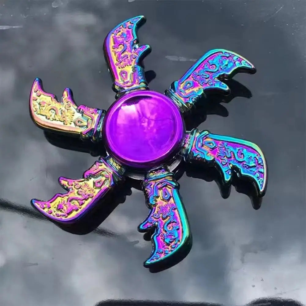 Dragon Wings Hand Spinner | Low Noise Alloy Finger Fidget Toy alternate view