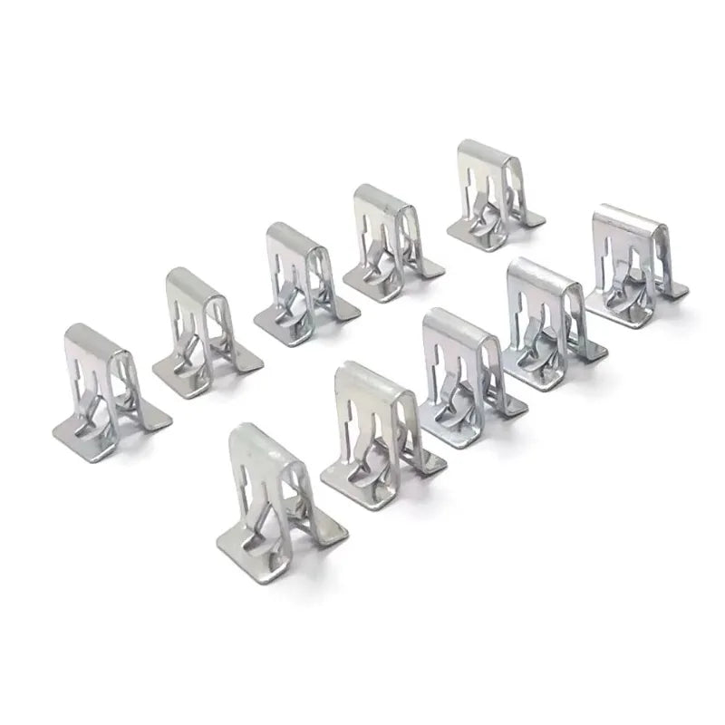 10-50PCS Metal Retainer Clip Car Center Console Metal Fixing Clips DVD Base Interior B close-up view