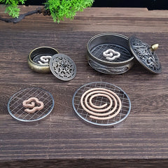 Stainless Steel Incense Holder Grid Base | Heat-Resistant Fireproof Design