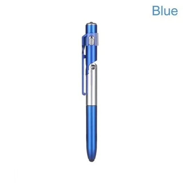 4 In 1 Multifunction Ballpoint Pen with LED Light Fold Phone Holder Night Read Writin alternate view