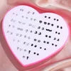 36 Pairs Cute Stud Earrings Assorted Snowflakes Cat Butterfly | Fashion Jewelry Gift S close-up view