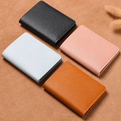 Classic PU Leather Small Wallet | Slim Credit Card and Coin Purse for Men and Women detail view